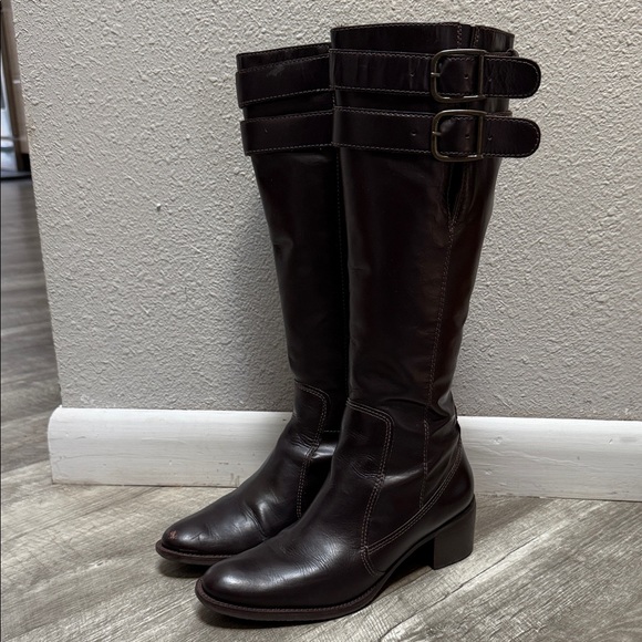 Naturalizer Shoes - Naturalizer Rich Brown Heeled Boots
